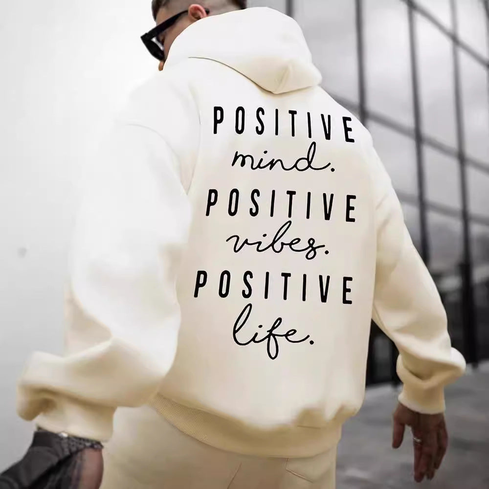 Fall Winter Fashion English Letter Print Hoodie - Bold and Brave