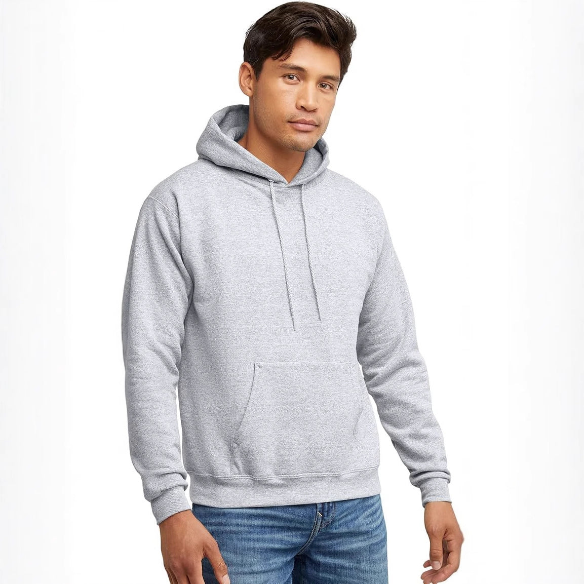 Long Sleeve Men's Hooded Sweater Coat - Bold  and Brave