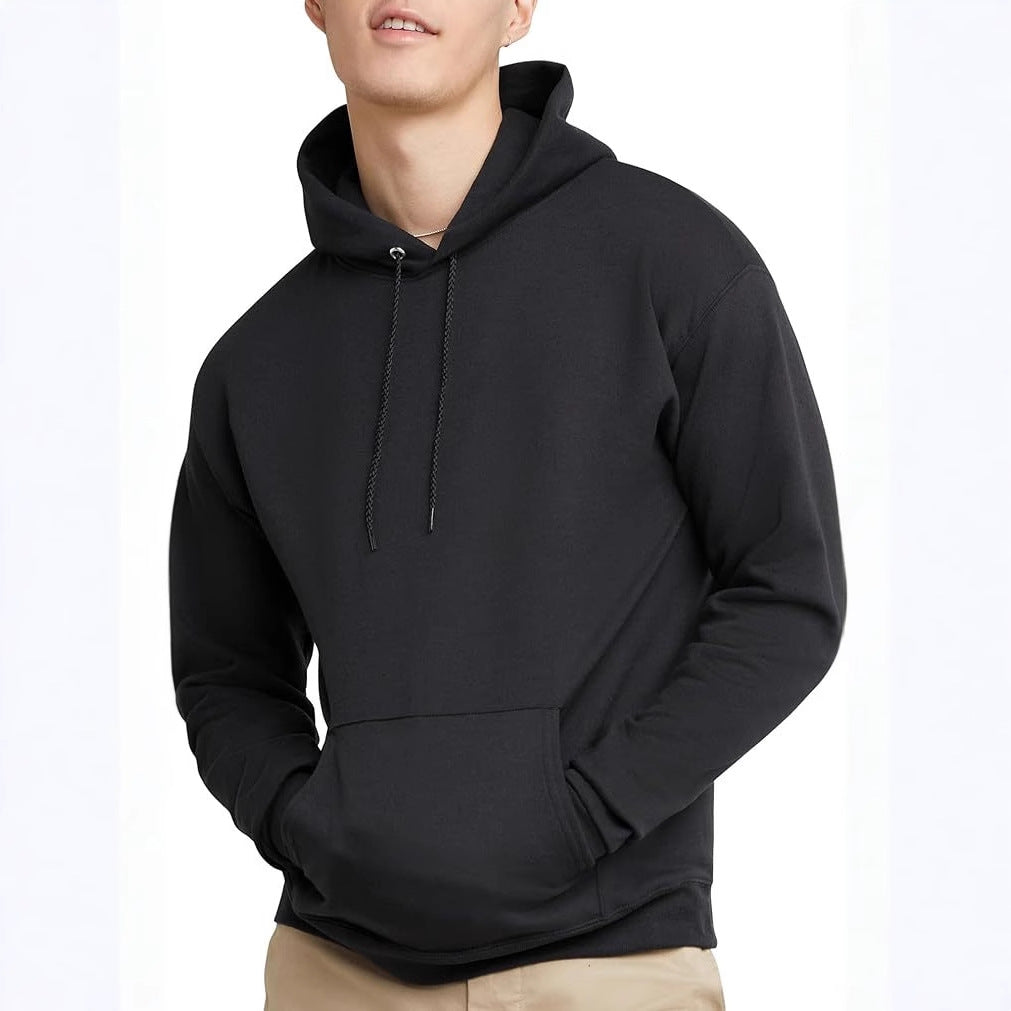 Long Sleeve Men's Hooded Sweater Coat - Bold  and Brave