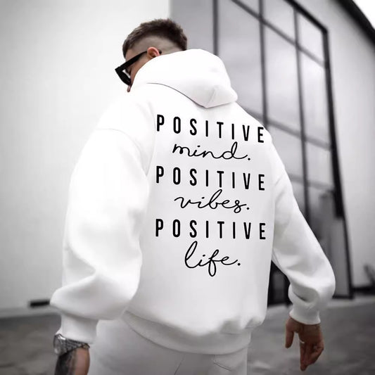 Fall Winter Fashion English Letter Print Hoodie - Bold  and Brave